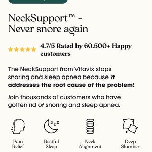 Vitavix NeckSupport Pillow